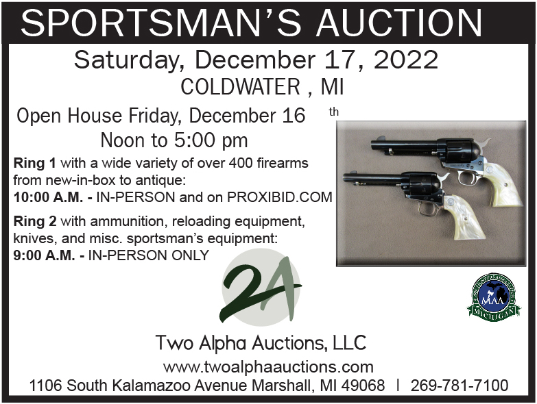 Sportsman's Auction Two Alpha Auctions, LLC