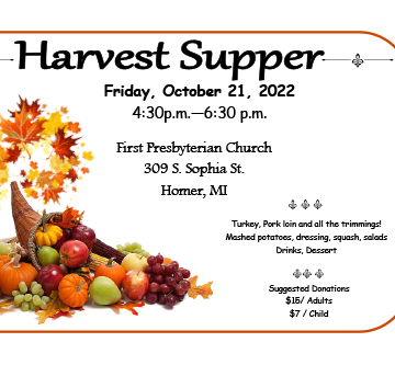 First Presbyterian Church | Harvest Supper
